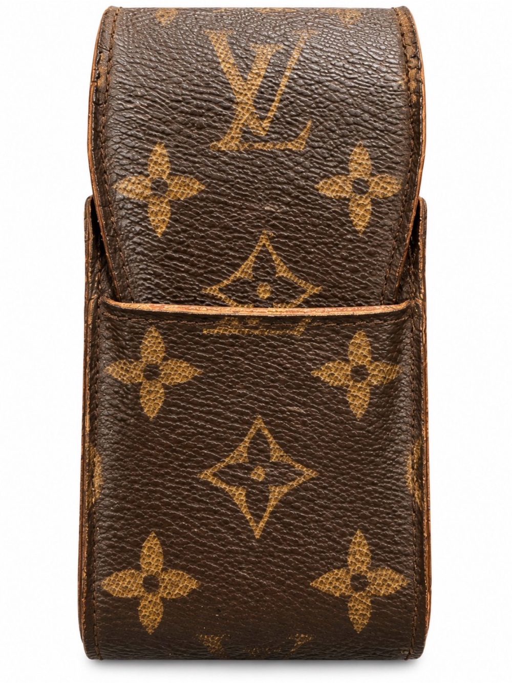 Louis Vuitton Monogram Canvas Cigarette Pouch in Brown and Gold